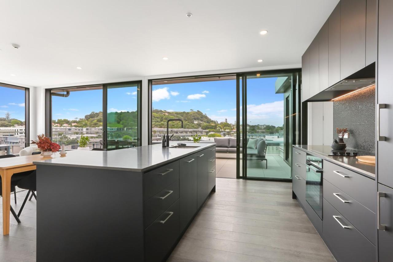 شقة Enfield Sky - Brand New Luxury Penthouse أوكلاند المظهر الخارجي الصورة